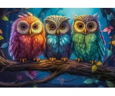 Castorland dėlionė Three Little Owls 1000 det.