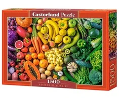 Castorland Dėlionė 1500 vnt. - Vitaminų vaivorykštė