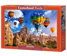 Castorland Dėlionė 2000 vnt. - Spalvingi balionai Kapadokijoje