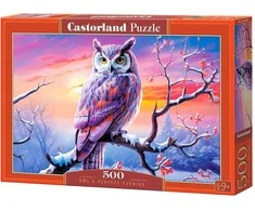 Castorland Dėlionė 500 vnt. - Pelėdos