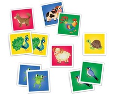 Clementoni atminties žaidimas Memo "FarmAnimals"