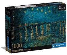 Clementoni Dėlionė 1000 vnt. - Van Gogh: Žvaigždėta naktis virš Ronos