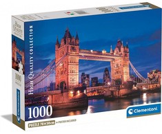Clementoni Dėlionė 1000 vnt. - Tauerio tiltas naktį (Tower Bridge)