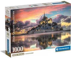 Clementoni Dėlionė 1000 vnt. - Sen Mišelio kalnas