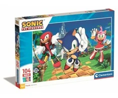 Clementoni Dėlionė 104 vnt. - Sonic