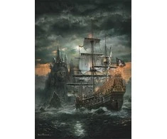 Clementoni Dėlionė 1500 vnt. - Piratų laivas