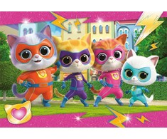 Clementoni Dėlionė 2x20 vnt. - SuperKitties