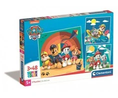 Clementoni Dėlionė 3x48 vnt. - Šunyčiai patruliai (PAW Patrol)