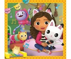 Clementoni Dėlionė 3x48 vnt. - Gabby's Dollhouse