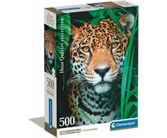 Clementoni Dėlionė 500 vnt. - Jaguaras džiunglėse