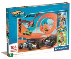 Clementoni Dėlionė 104 vnt. - Hot Wheels