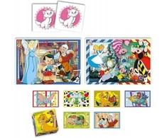 Dėlionė Clementoni žaislai CLE Edukit 4in1 Disney Classic 18290