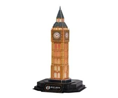 CubicFun Kubinė dėlionė Cubic Fun 3D LED Big Ben 05379, 32 vnt.