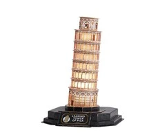Dėlionė CubicFun Puzzle 3D LED Curve muzikinis centrum Pizoje (naktinė versija)