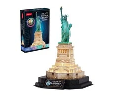 Dėlionė CubicFun Puzzle 3D LED Laisvės statula (naktinė versija)