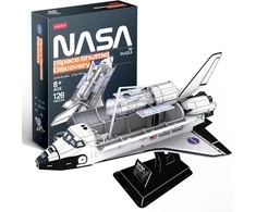Dėlionė „CubicFun 3D Puzzle Shuttle Discovery“.