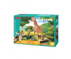 CubicFun Cubic Fun CUBIC FUN Dėlionė 3D ZWIERZĘTA ŻYRAFA.