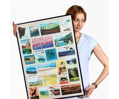 Dėlionė CzuCzu Puzzlove Lenkijos nacionaliniai parkai 1000 vnt.