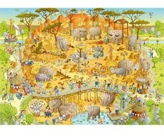 Dėlionė Heye Puzzle Afrikos buveinė 1000el. - 29639