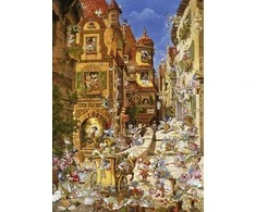 Dėlionė Heye Puzzle 1000 dalys - Romantyczne miasto - dzień