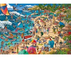 Dėlionė Heye Puzzle 1000 vienetų Crazy Beach