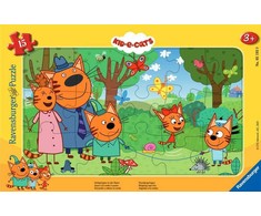 Ravensburger dėlionė „Kid-E-Cats“, 15 det., nuo 3 m.