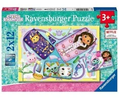 Ravensburger Gabby's Dollhouse Dėlionė 2x12 vnt.