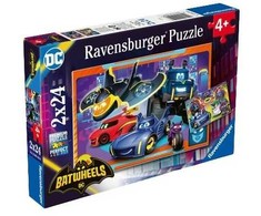 Ravensburger Dėlionė 2x24 vnt. - Batwheels