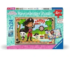 Ravensburger Gabby's Dollhouse Dėlionė 2x24 vnt.