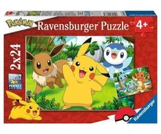 Ravensburger Dėlionė 2x24 vnt. - Pokemonai
