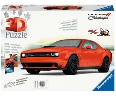 Ravensburger 3D Dėlionė 165 vnt. - Dodge Challenger Scat Pack automobilis