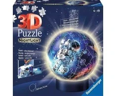 Ravensburger 3D Dėlionė 74 vnt. - Šviečiantis rutulys: Astronautas