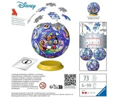 Ravensburger 3D Dėlionė 72 vnt. - Disney kamuolys