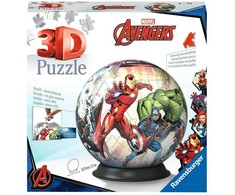 Ravensburger 3D Dėlionė 73 vnt. - Marvel kamuolys - Keršytojai