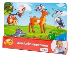 SMILY PLAY SPW83611 medinė dėlionė miško gyvūnai