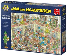 Dėlionė Jumbo Spiele Jumbo Jan Van Haasteren Die Bibliothek 1000 Teile Puzzle (19092)