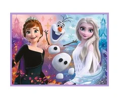 FROZEN TREFL 30+48 det. dėlionė-žaidimas „Ledo šalis 2“
