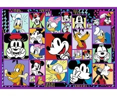Trefl Dėlionė 4x250 vnt. - Disney Peliukas Mikis