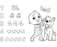 Dėlionė Trefl Puzzle Super Giant Cocomelon Happy Friend Day 15 dalys