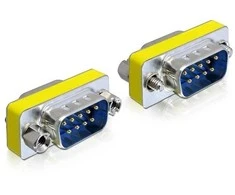 DELOCK Adapteris Gender Changer Sub-D9 male / male