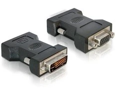 DELOCK Adapteris DVI-29pin vyriškas > VGA moteriškas 15pin