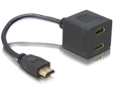 DELOCK Adapteris HDMI kištukas prie 2x HDMI lizdo