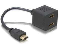 DELOCK Adapteris HDMI kištukas prie 2x HDMI lizdo
