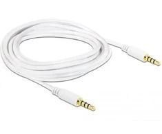 DELOCK Cable Stereo 3.5 mm 4 pin plug > plug 2 m