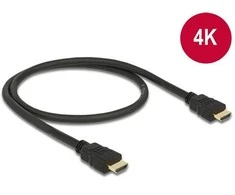 DELOCK Kabelis HDMI A Stecker > HDMI A Stecker High Speed su Ethernet 4K 0,5 m