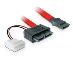 DELOCK kabelis SATA Sliml.All-in-One7+6pin 5V Bu