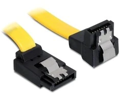 DELOCK Cable SATA 6Gb/s 50cm aukštyn/tiesus metalinis