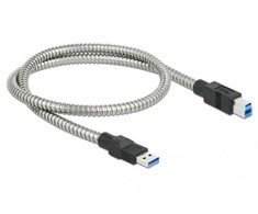 Delock USB-B 0,5m metalinis