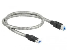 Delock USB-B 0,5m metalinis