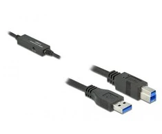 DELOCK aktyvus USB 3.2 Gen 1 A tipo USB iki B tipo USB kabelis 5 m